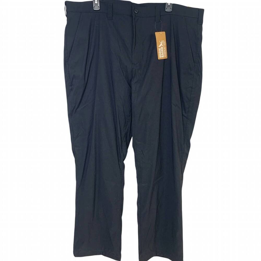 NEW EDDIE BAUER men's classic fit lined horizon take-off pants in black